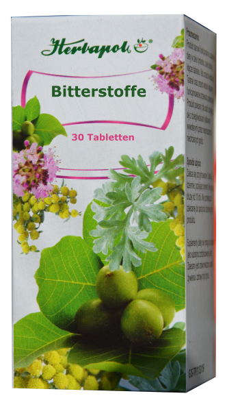 bittering herbs, 30 tablets with apettitess, weak digestion, set digestion in motion, improve fat digestion